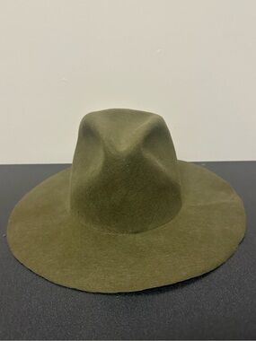 Reinhard Plank Felted Wool Hat Green Fedora Artsy Classic